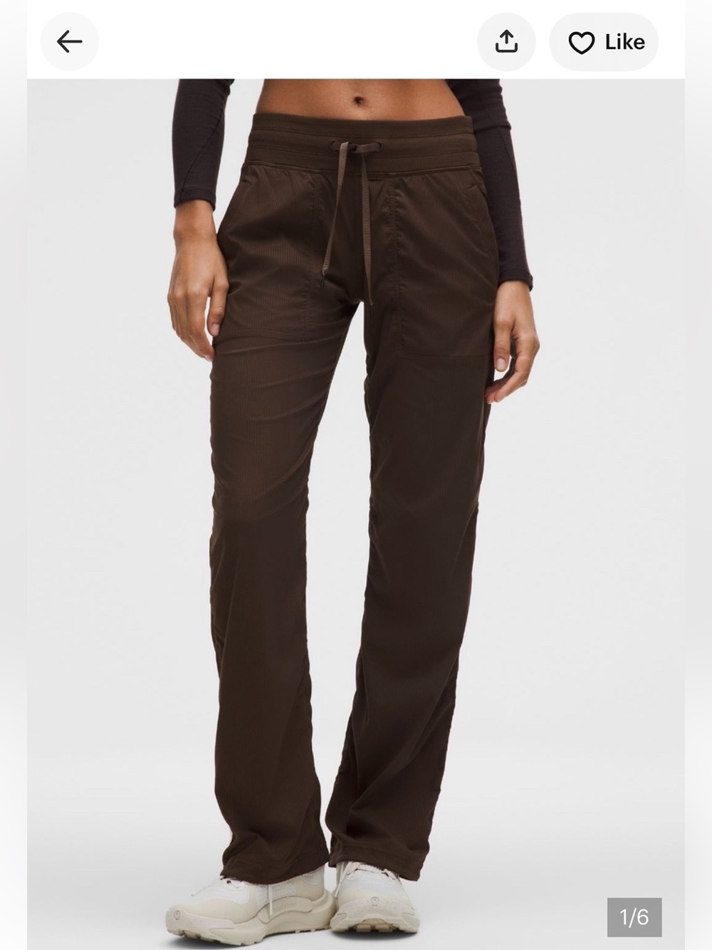 lululemon athletica Brown Women's Drawstring Track Pants